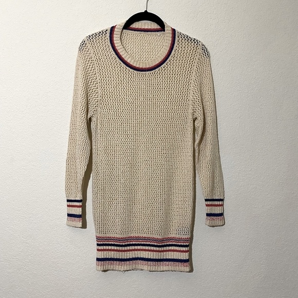 Isabel Marant Open Crochet Knit Chenille Long Sweater - Picture 4 of 16